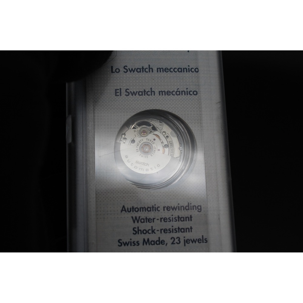 Vintage 1990s Swatch Automatic SAK100 Skeleton Gear Dial NOS Box 23 Jewel Swiss